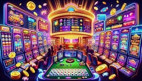 Pemain bola senja merayakan kemenangan besar dari taruhan sepak bola dan slot online